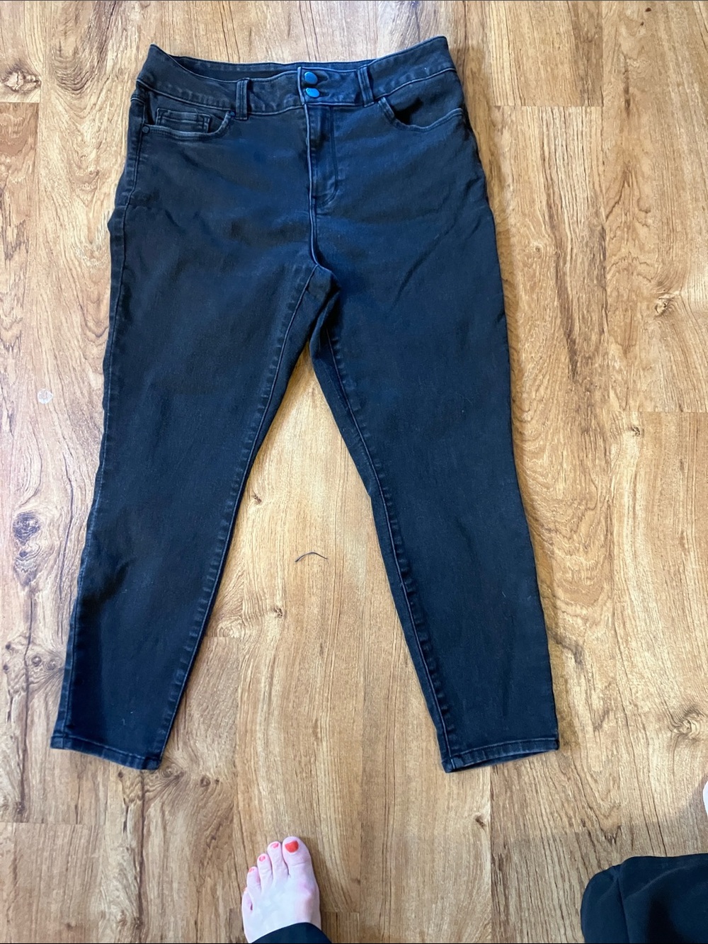 D jeans 14w black stretch jeans capsule wardrobe classic